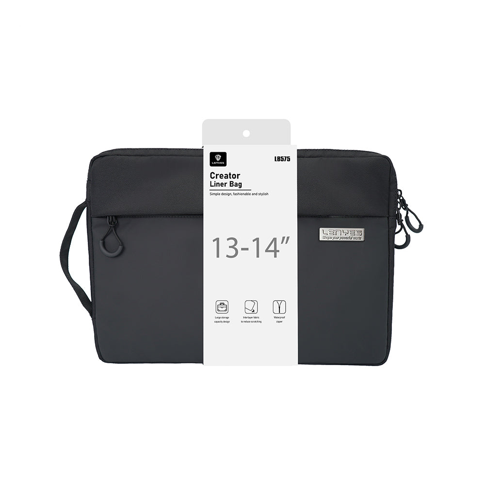 Lenyes LB575 Creator Serisi Darbe Emici Su Geçirmez Polyester Kumaş 13-14 inç Laptop Çantası Lenyes LB575 Creator Serisi Darbe Emici Su Geçirmez Polyester Kumaş 13-14 inç Laptop Çantası